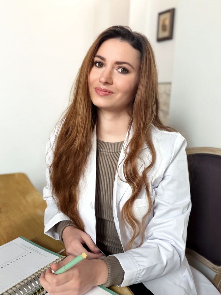 Ritratto professionale della Dott.ssa Sara Russo, biologa nutrizionista